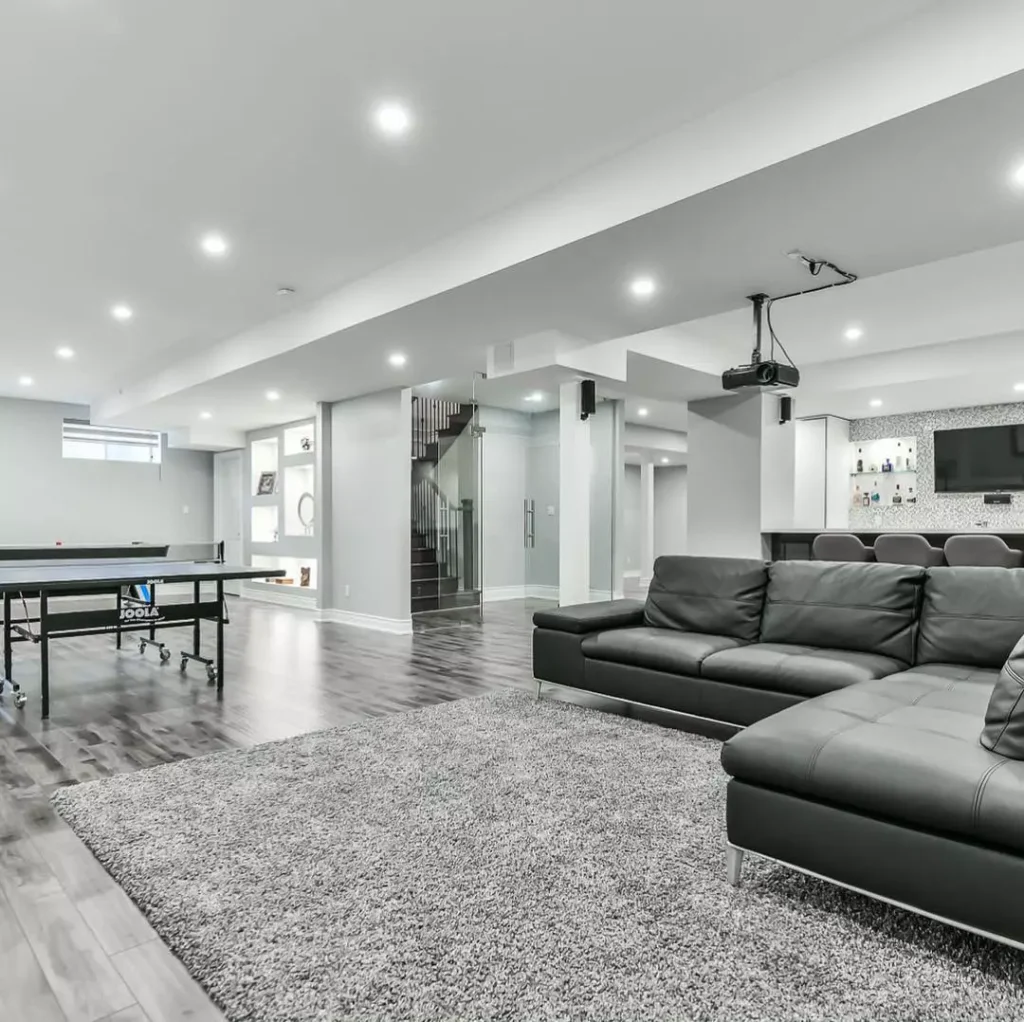 finished basement construction