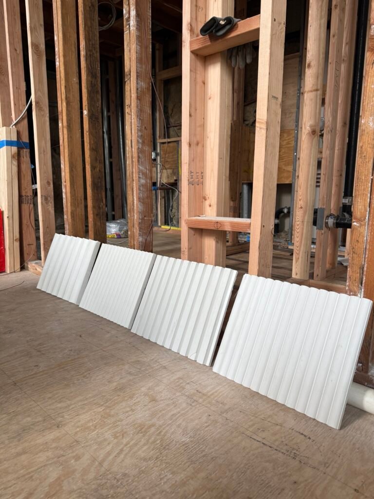 Custom Plaster Feature wall Luxary wall finish in a Home renovation