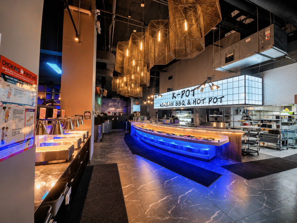 KPOT Korean BBQ & Hot Pot restaurant renovation NYC by Dacaj Construction